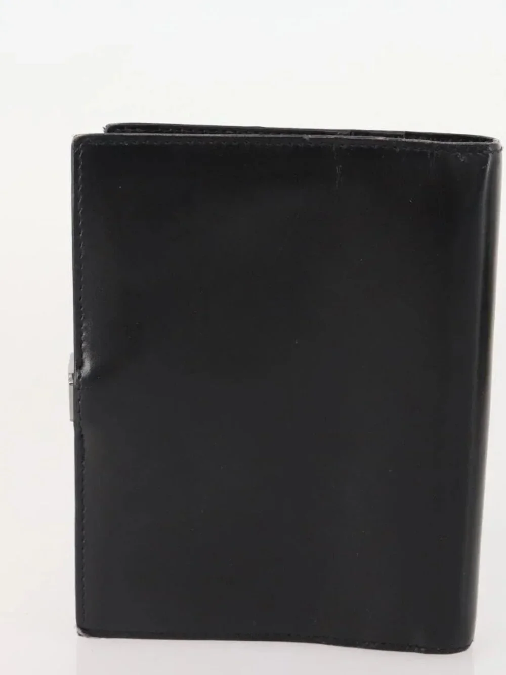 GUCCI GG Canvas Pouch Leather 5 Set Black Beige Auth 174994